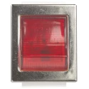 Arcolectric (Bulgin) Ltd Illuminated DPST Latching On-Off Rocker Switch Panel Nylon Housing Red Actuator C1353VENAC