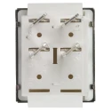 Arcolectric (Bulgin) Ltd Illuminated DPST Latching On-Off Rocker Switch Panel Nylon Housing Red Actuator C1353VENAC