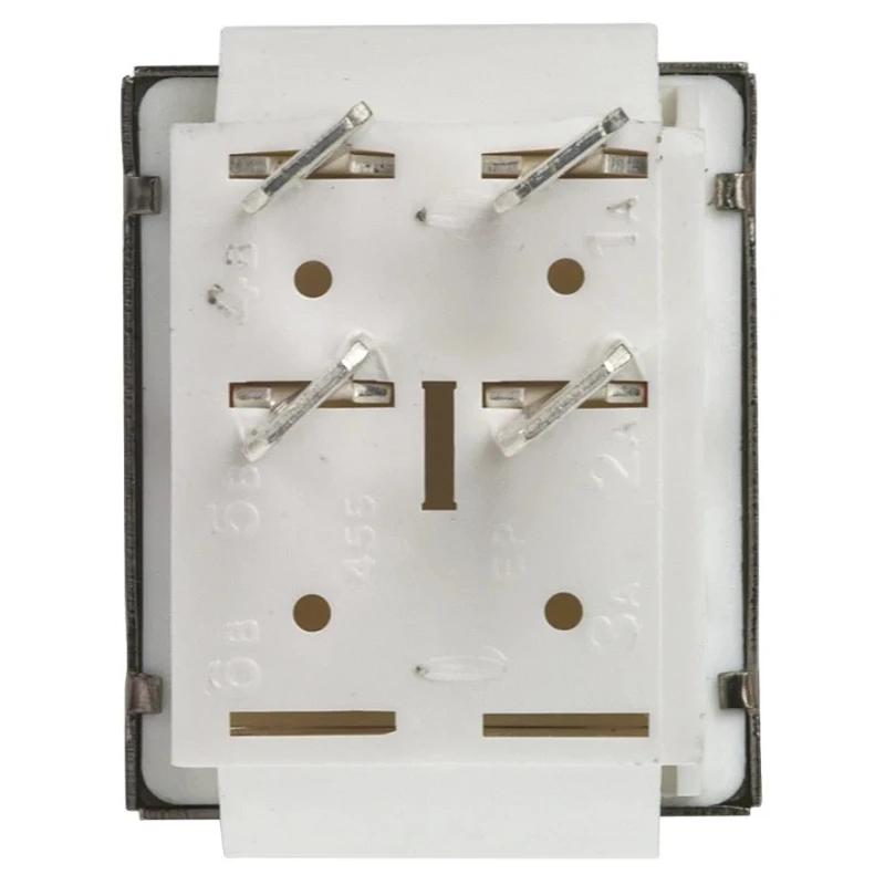 Arcolectric (Bulgin) Ltd Illuminated DPST Latching On-Off Rocker Switch Panel Nylon Housing Red Actuator C1353VENAC