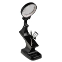 RS PRO Desk Mounted PCB Vice 1.5 cm Jaw Width 10 mm Opening 1.5 cm Jaw Depth 490 g 162-5345