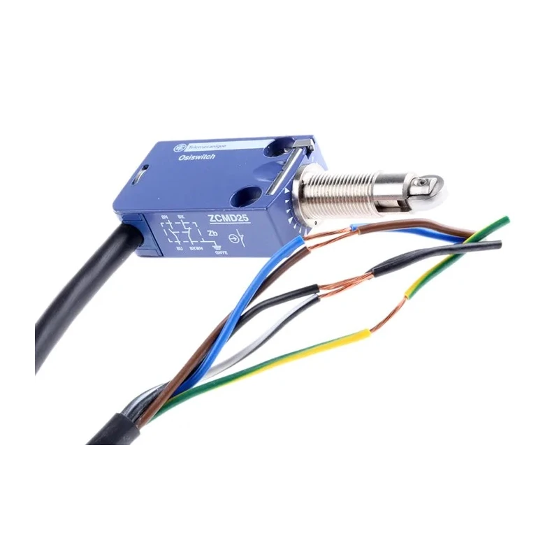 Telemecanique Sensors OsiSense XC Series Roller Plunger Limit Switch, 1 NO/1 NC, IP68, IP67, IP66, Zinc Alloy XCMD25F2L1