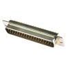 RS PRO 37 Way Straight Panel Mount D-Sub Connector Male 750V 5A Steel Housing Solder Termination 472-871