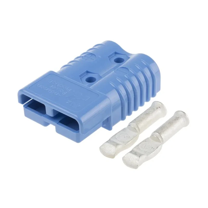 Anderson Power Products Series 2 Way Male Battery Connector, Straight Orientation, Polycarbonate Housing, 600V, 175A SB175