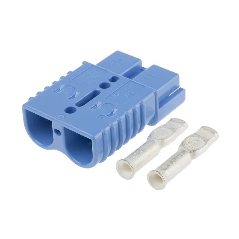 Anderson Power Products Series 2 Way Male Battery Connector, Straight Orientation, Polycarbonate Housing, 600V, 175A SB175