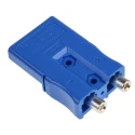 Anderson Power Products SBS Series 2 Way Male Battery Connector, Straight Cable, 600V, 110A SBS50BLU10/12