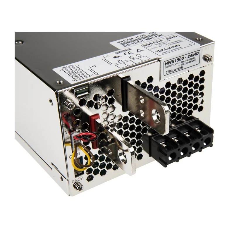 TDK-Lambda Switching Power Supply 24V DC, 1.5 kW Power, 370 V DC Input, 265 V AC HWS1500-24/HD