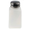 Menda 170ml Non-Conductive White Acrylic Pump Dispenser Bottle with Locking Stainless Steel Pump 613N