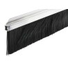 RS PRO Black Nylon Aluminium Brush Strip 60 mm, 45° h-Profile, Looped Insert 326-9959
