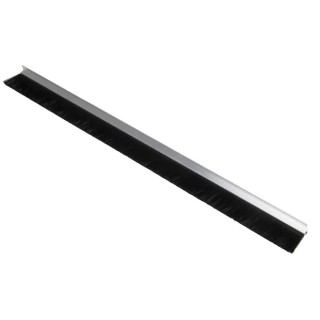 RS PRO Black Nylon Aluminium 90° F-Profile Brush Strip 60 mm 326-9943