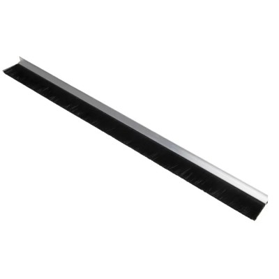 RS PRO Black Nylon Aluminium 90° F-Profile Brush Strip 60 mm 326-9943