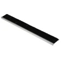RS PRO Black Nylon Aluminium Brush Strip, Loop Insert Type, 115 mm Length, 12 mm Width, 129 mm Height, 90° F-Profile 326-9993