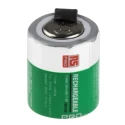 Saft Rechargeable Battery NiMH 1.2 V 300 mAh 14.1 mm Diameter Model 199-725