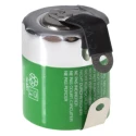 Saft Rechargeable Battery NiMH 1.2 V 300 mAh 14.1 mm Diameter Model 199-725