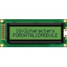 Fordata LCD Graphic Display, Yellow Green Illumination, 2 x 16 Character Matrix, 63x16 mm View Area FC1602B01-RNNYBW-66SE