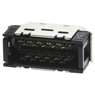 3M 20 Way Right Angle 1.27 mm Pitch Cable D-Sub Connector with Wire Male 10120-6000EL