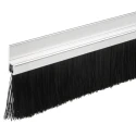 RS PRO Black Aluminium Nylon Brush Strip 60 mm 180° h-Profile Looped Insert 326-9937