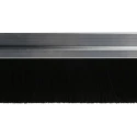 RS PRO Black Aluminium Nylon Brush Strip 60 mm 180° h-Profile Looped Insert 326-9937