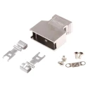3M 103 Series Die Cast Aluminium Straight D-Sub Backshell, 20 Way Strain Relief 10320-A200-00