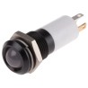 RS PRO Red, Yellow, Green Panel Mount Indicator 12V dc 20mA Solder Tab Termination Prominent Bezel 203-644