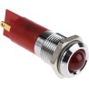 RS PRO Red Panel Mount Indicator 24V DC 20mA Solder Tab Termination Prominent Bezel 203-650