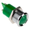 RS PRO Green Panel Mount Indicator, 24V dc, 20mA, Solder Tab Termination, Prominent Bezel 203-688