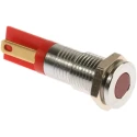 RS PRO Red Panel Mount Indicator, 2V dc, 20mA, Solder Tab Termination, Flush Bezel, Model 203-818