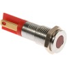 RS PRO Red Panel Mount Indicator, 2V dc, 20mA, Solder Tab Termination, Flush Bezel, Model 203-818
