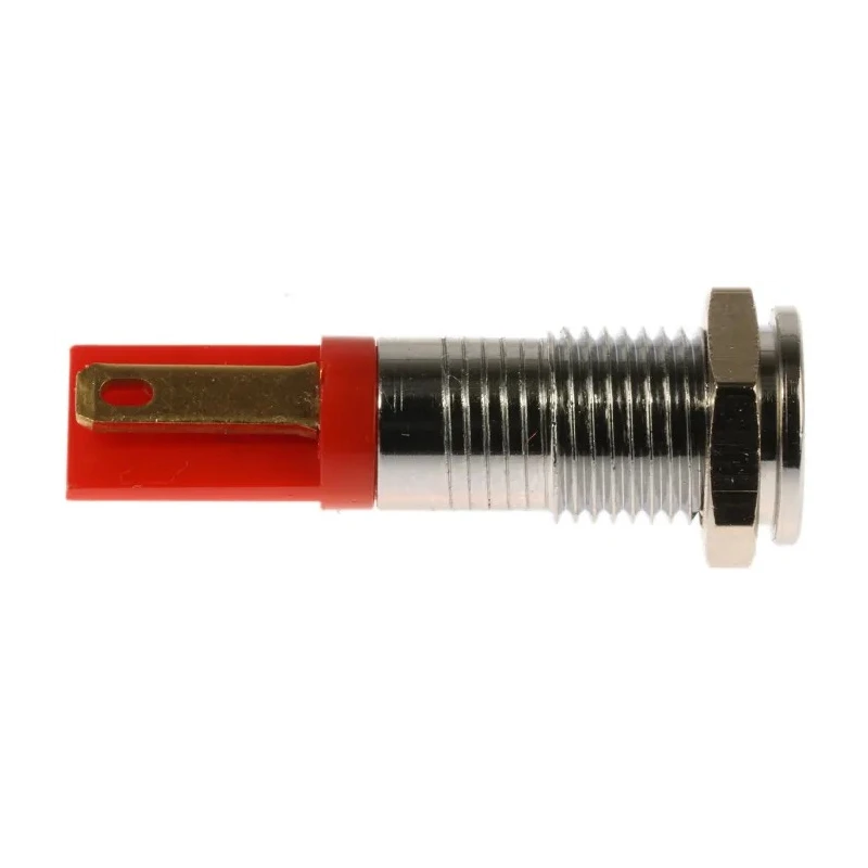 RS PRO Red Panel Mount Indicator, 2V dc, 20mA, Solder Tab Termination, Flush Bezel, Model 203-818