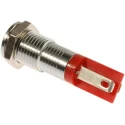 RS PRO Red Panel Mount Indicator, 2V dc, 20mA, Solder Tab Termination, Flush Bezel, Model 203-818
