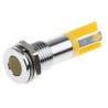 RS PRO Yellow Panel Mount Indicator 2V DC 20mA Solder Tab Termination Flush 203-824