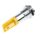 RS PRO Yellow Panel Mount Indicator 2V DC 20mA Solder Tab Termination Flush 203-824