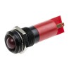 RS PRO Red Panel Mount Indicator, 12 V ac / 12 V dc, 20 mA, Solder Tab Termination, Prominent Bezel 203-969
