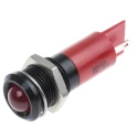 RS PRO Red Panel Mount Indicator, 2V dc, 20mA, Solder Tab Termination, Prominent Bezel 204-013