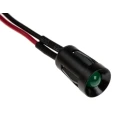 RS PRO Green Panel Mount Indicator 24V DC 20mA Lead Wire Termination Recessed Bezel 204-091