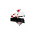 3M Black Hook & Loop Tape, Rubber Adhesive, 25mm Width x 2.5m Length, Dual Lock Interlocking Fastener 3M SJ354B 25mm x2,5m