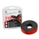 3M Black Hook & Loop Tape 25mm Width x 2.5m Length Modified Acrylic SJ3870 3M SJ3870 25mm x 2,5m