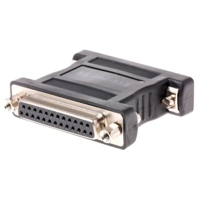 RS PRO 25-Way D-Sub Adapter Male to Female Modem Cross-Over, Gold over Nickel Contacts 202-515