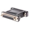 RS PRO 25-Way D-Sub Adapter Male to Female Modem Cross-Over, Gold over Nickel Contacts 202-515