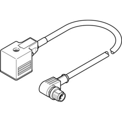 Festo NEBV Series Connecting Cable for Use With Connecting Valve 600mm Length NEBV-A1W3F-P-K-0.6-N-M12W3