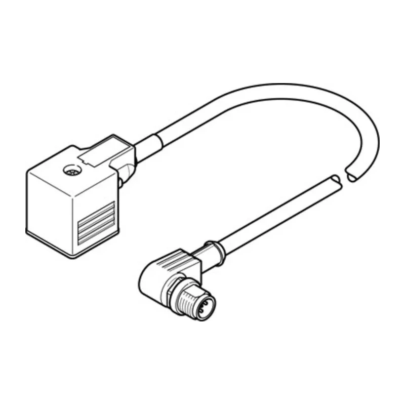 Festo NEBV Series Connecting Cable for Use With Connecting Valve 600mm Length NEBV-A1W3F-P-K-0.6-N-M12W3