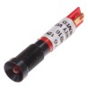 RS PRO Red Panel Mount Indicator 12V DC 20mA Solder Tab Termination Recessed Black Bezel 204-776