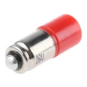 RS PRO Red Single Chip Indicator Lamp Midget Groove Base 6 mm Diameter 28 V ac/dc 14 mA 203-773