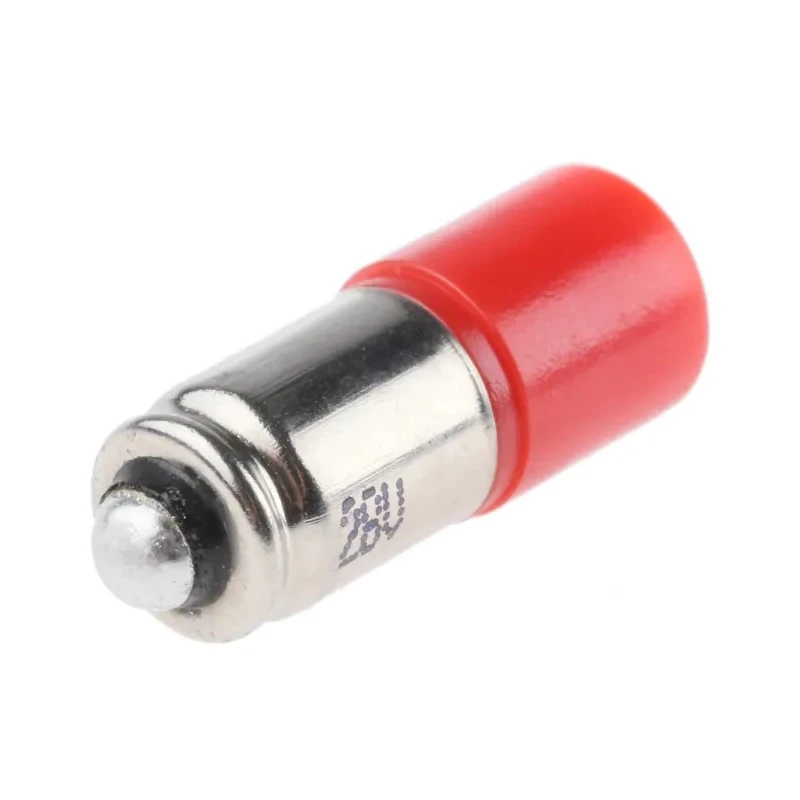 RS PRO Red Single Chip Indicator Lamp Midget Groove Base 6 mm Diameter 28 V ac/dc 14 mA 203-773