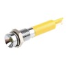 RS PRO Yellow Panel Mount Indicator 24V DC 20mA Solder Tab Termination Recessed Bezel 205-038