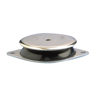 Paulstra Hutchinson Round M10 Anti-Vibration Mount Female Buffer Foot with 1250 daN Compression Load 22 mm OD 27.5 53360975