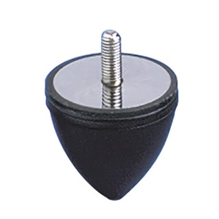 Paulstra Hutchinson M12 Anti-Vibration Mount Bump Stop Rubber Screw Mount 72mm OD 88mm Height 512721