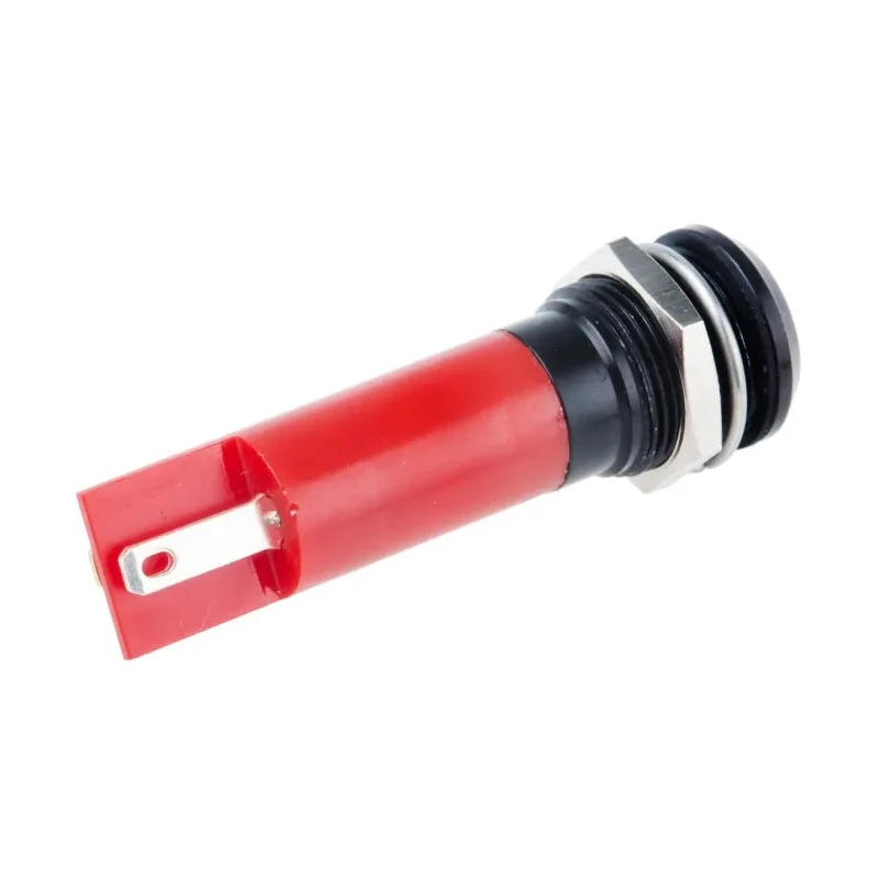 RS PRO Red Panel Mount Indicator, 130V AC, 6mA, IP67 Rated, Prominent Bezel IP67