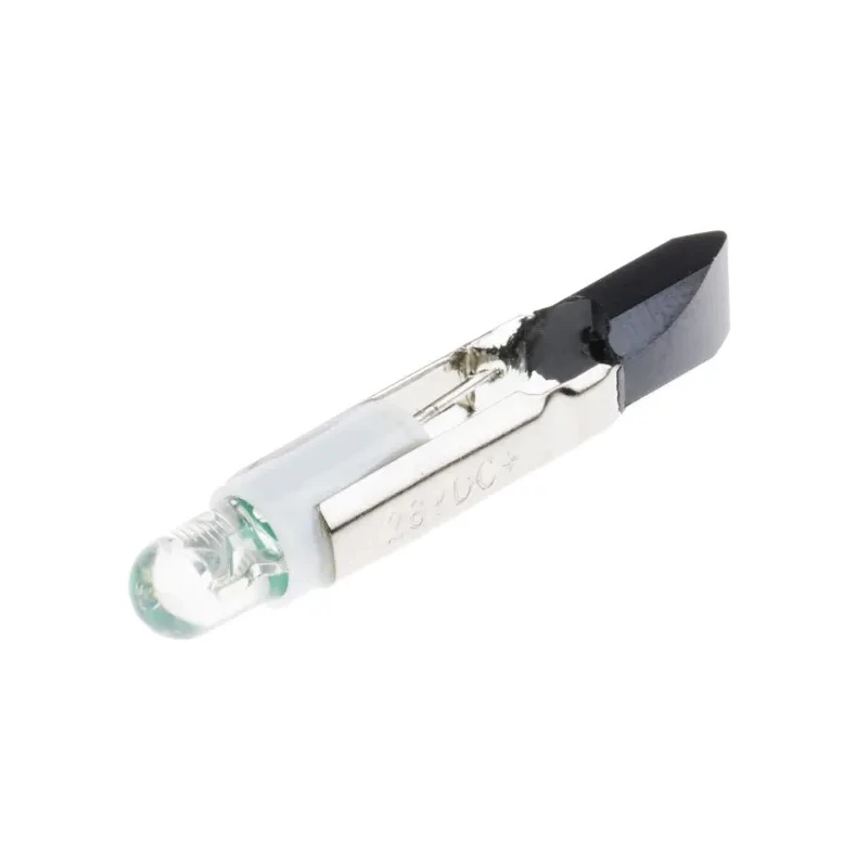 RS PRO Green Indicator Lamp Single Chip 5.5 mm Diameter 29.5 mm Length 525 nm Peak Wavelength 100000 Hours Life 204-243