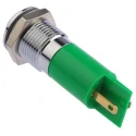 RS PRO Green Panel Mount Indicator, 24 V dc, 36 V dc, Prominent Silver Bezel, 14 mm Mount Hole 205-432