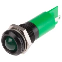 RS PRO Green Panel Mount Indicator, 24V DC, 36V DC, Prominent Bezel 205-448